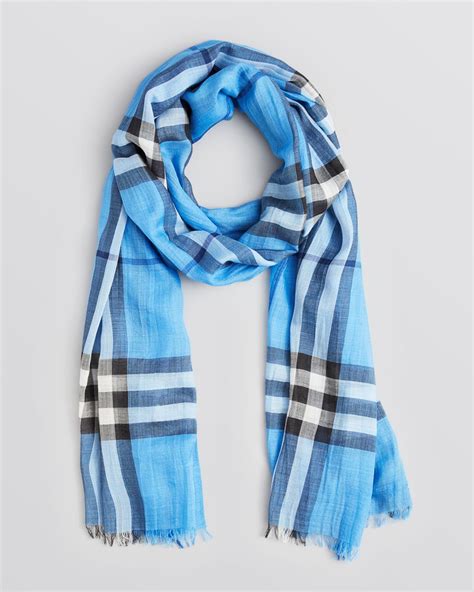 burberry blue wrap summer|Burberry Scarves and Wraps for Women .